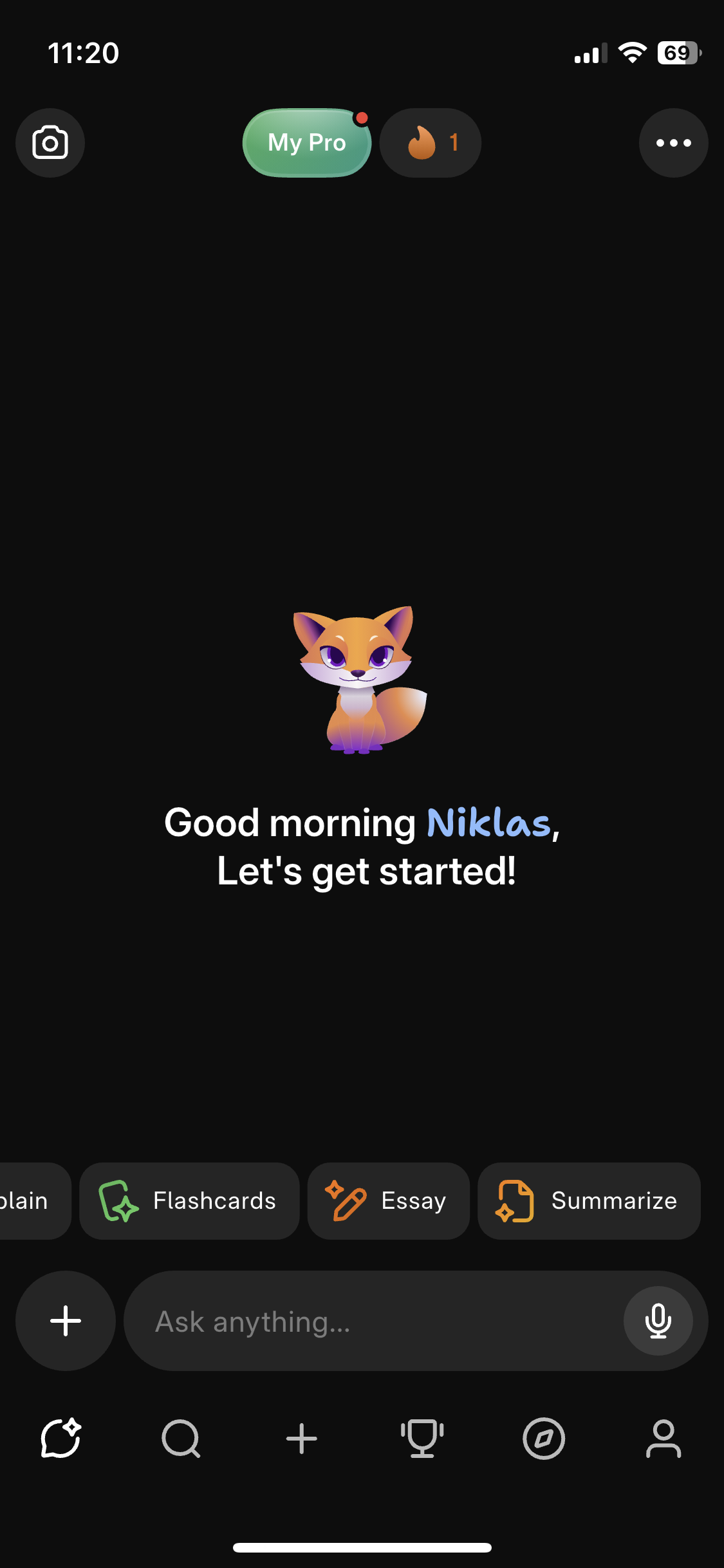 Knowunity Home Screen